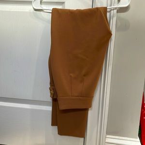 High waisted tan Express pants. Size 6R